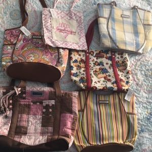 6 Longaberger bags
